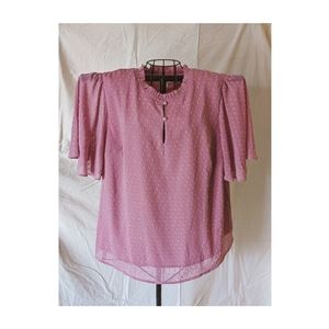Ruffled Pink Top
